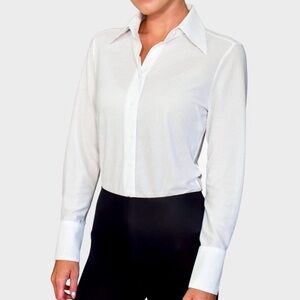 Luxeire The Renew Bubble Blouse in white